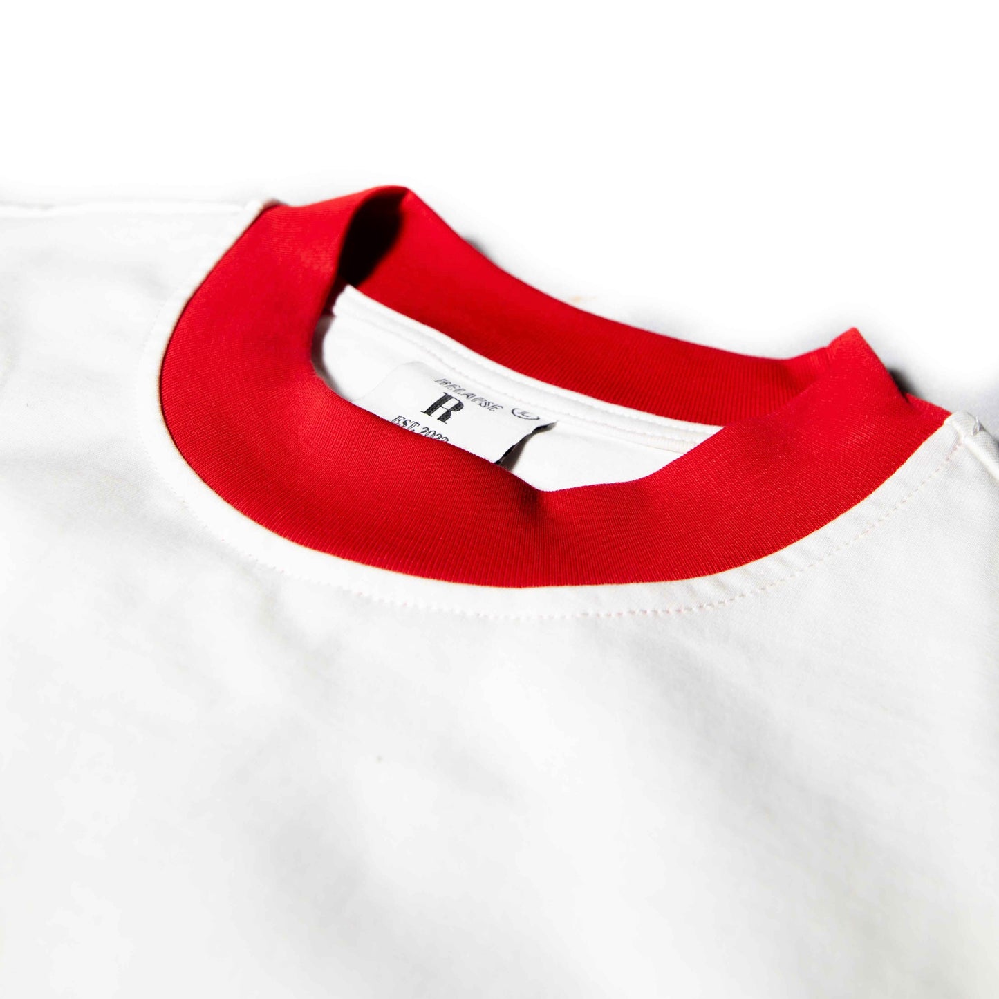 UPSIDE DOWN MOTTLED LOGO TEE